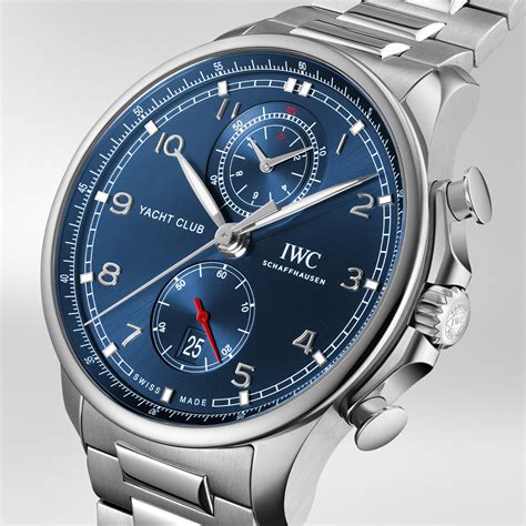 iwc portugieser yacht club blau